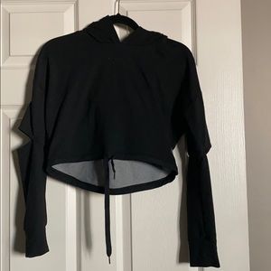 Cropped sweatshirt